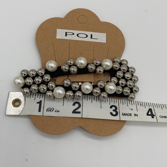 NWT Pol Large Pearl Hair Clip - Picture 4 of 4
